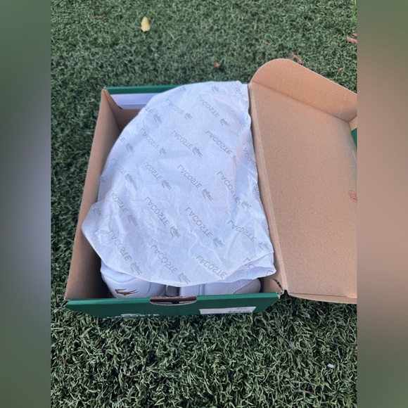 Lacoste White Tennis-Style Sneakers - Picture 8 of 8